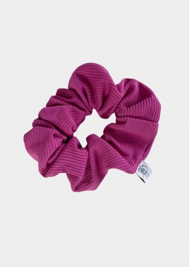 Rib Scrunchie Mauve