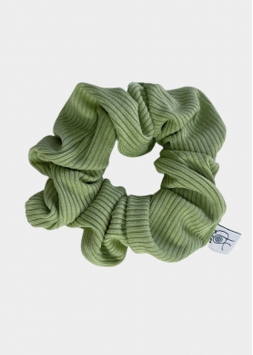 Rib Scrunchie Lime