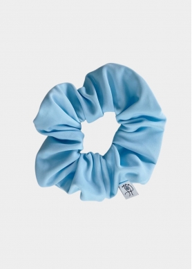 Shiny Scrunchie Baby Blue 