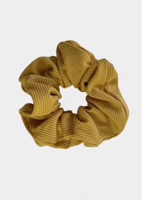 Rib Scrunchie Mustard