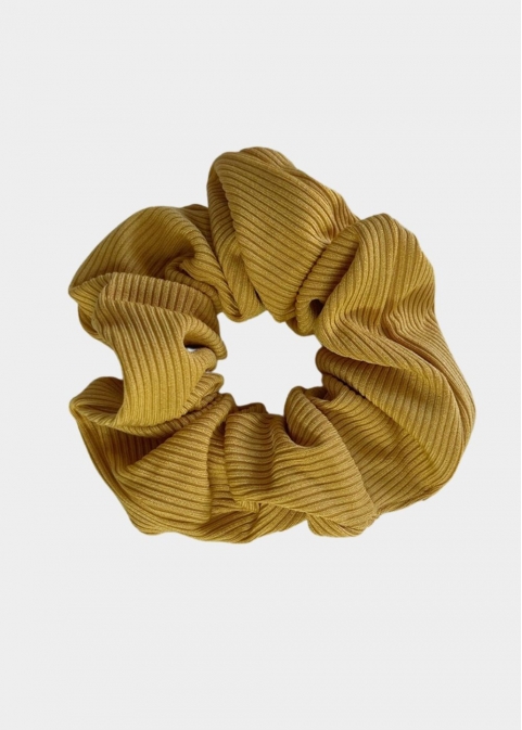 Rib Scrunchie Mustard