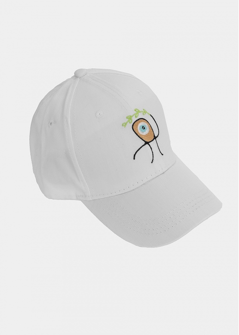 kids jockey nikama's logo - white