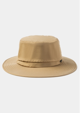Beige Waterproof Bucket Hat