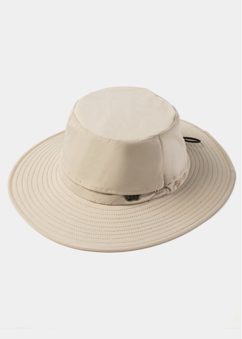 Cream Waterproof Bucket Hat