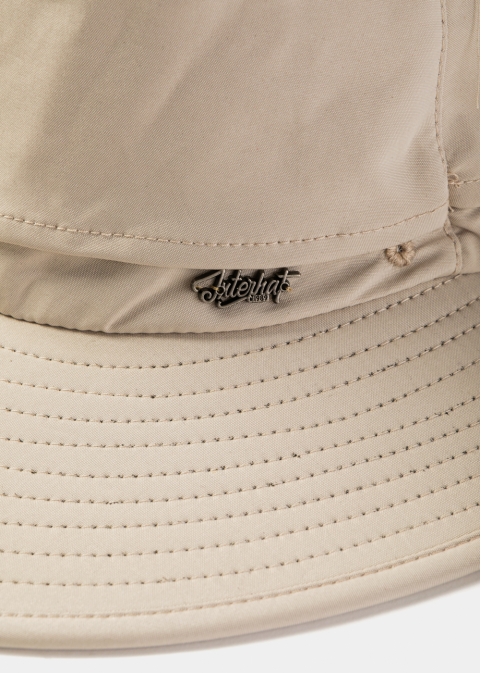 Cream Waterproof Bucket Hat