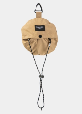 Beige Waterproof & Packable Bucket Hat