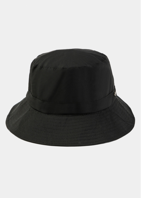 Black Waterproof & Packable Bucket Hat