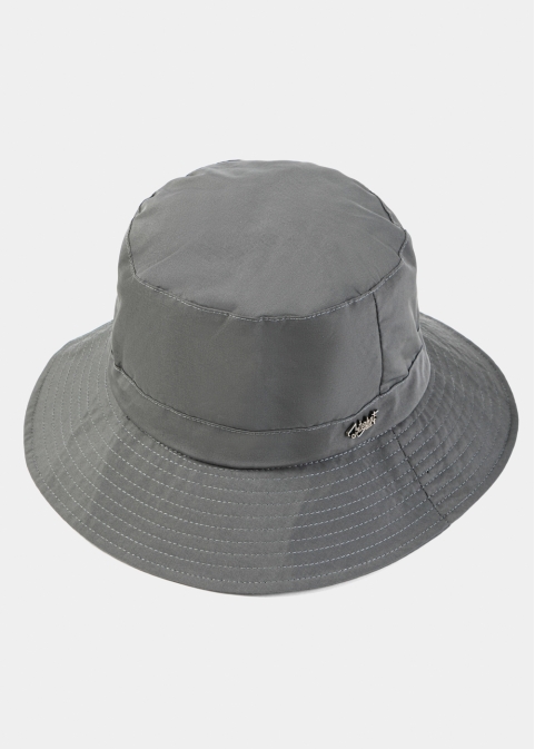 Grey Waterproof & Packable Bucket Hat