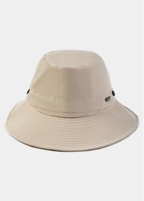 Beige Active Hat w/ Neck Protector