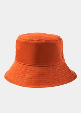Dark Orange Bucket Hat w/ Removable Chin Strap