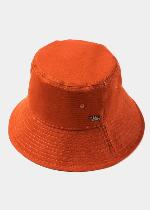 Dark Orange Bucket Hat w/ Removable Chin Strap