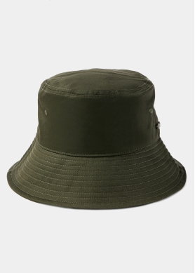 Khaki Bucket Hat w/ Removable Chin Strap