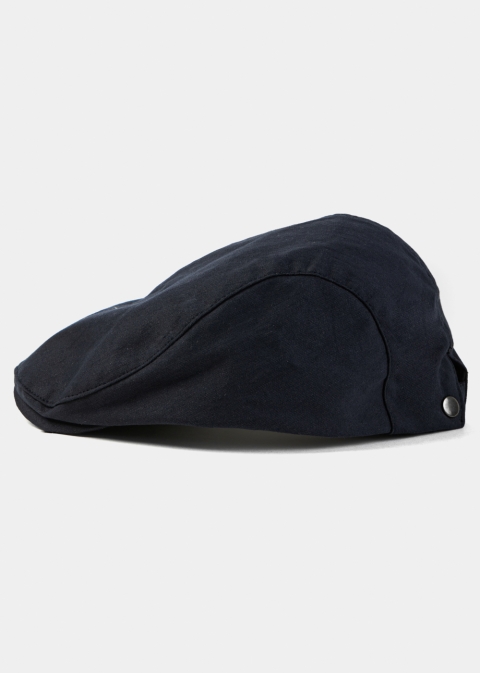 Navy Blue Cotton Men's Cap