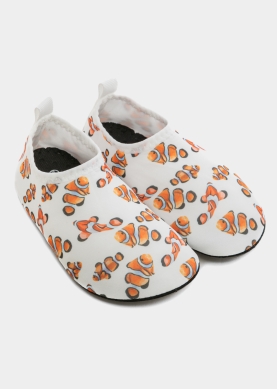 Kids Water Shoes w/ Clown Fish Design