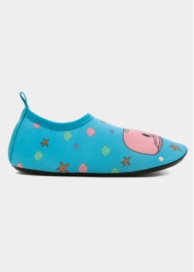 Kids Water Shoes w/ Whale Design 
