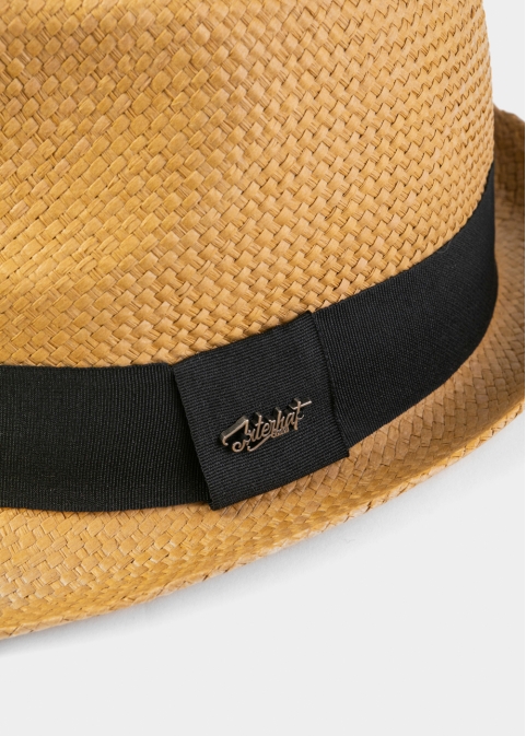 Brown Fedora Hat w/ black hatband 2