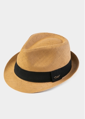 Brown Fedora Hat w/ black hatband 3