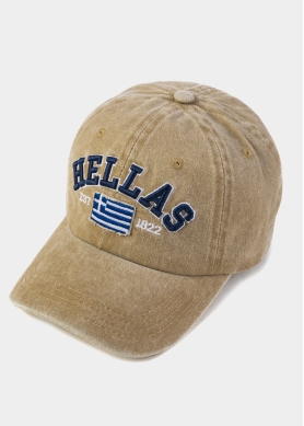 Hellas Washed Beige w/ Greek Flag 2