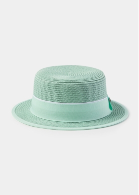 Mint Boater Hat