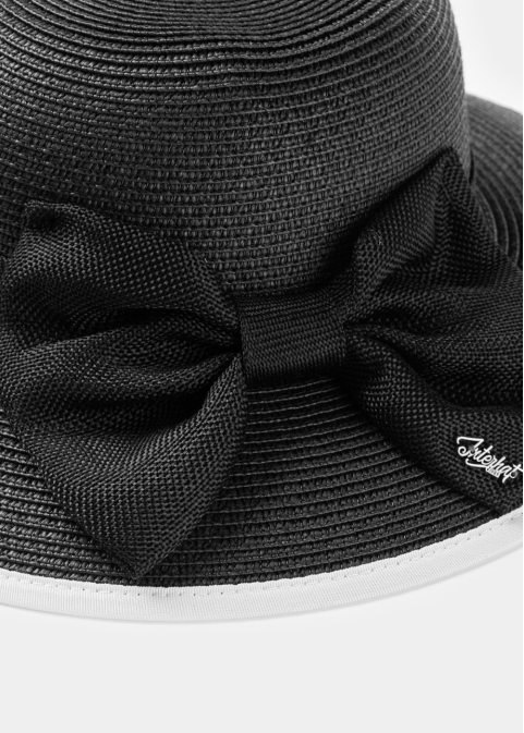 Black Hat w/ Black Bow