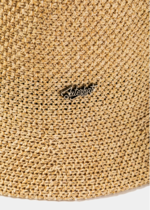 Beige Knitted Bucket Style Hat
