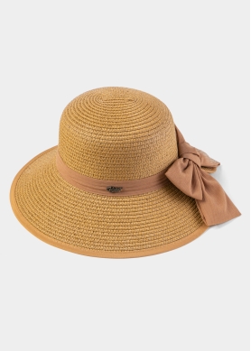 Brown Hat w/ Brown Bow