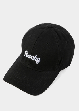 Black Jockey w/ "Peachy" Embroidery