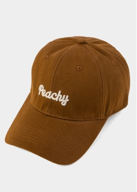 Brown Jockey w/ "Peachy" Embroidery