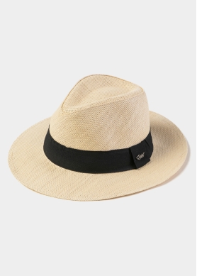 Beige Panama Style Hat 2