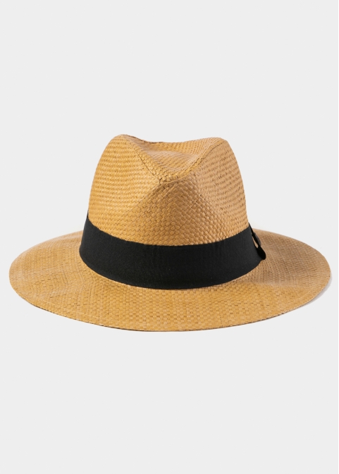 Brown Panama Style Hat 3