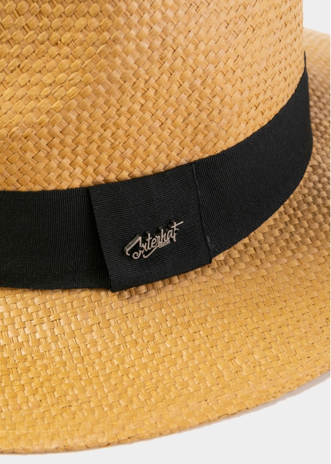 Brown Panama Style Hat 3