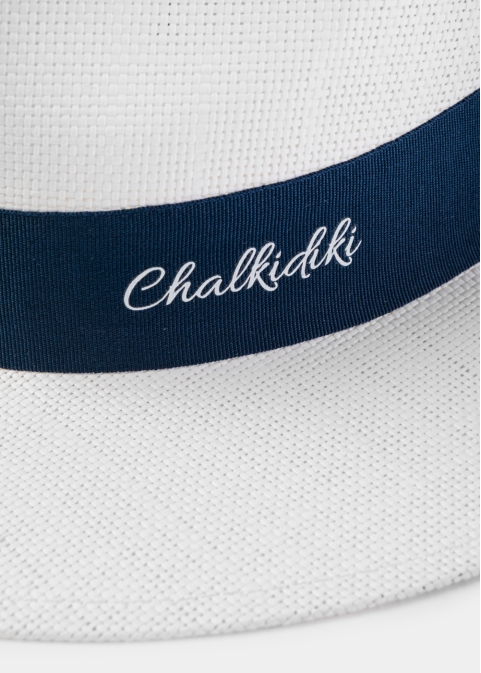 White "Chalkidiki" Panama Hat