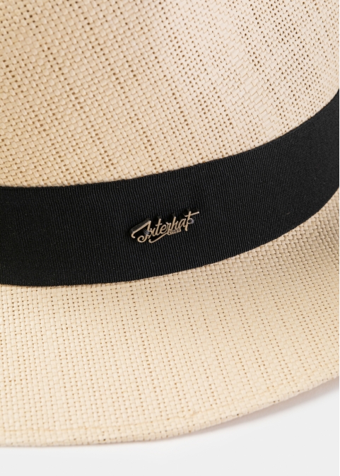 Beige "Chalkidiki" Panama Hat