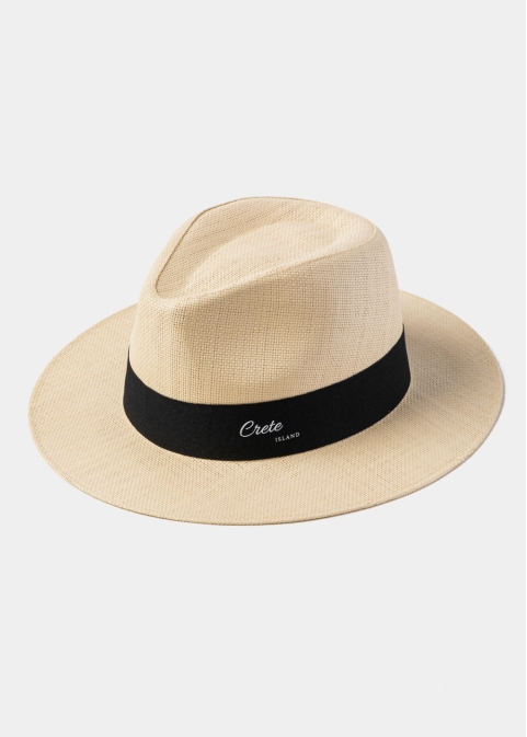 Beige "Crete" Panama Hat