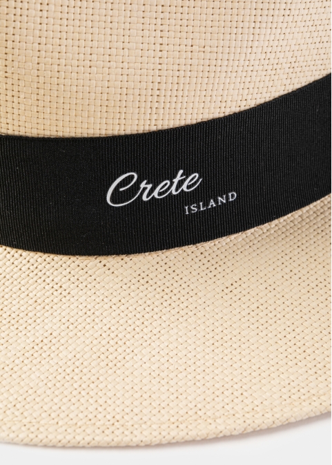 Beige "Crete" Panama Hat