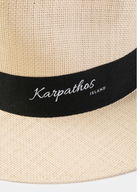 Beige "Karpathos" Panama Hat