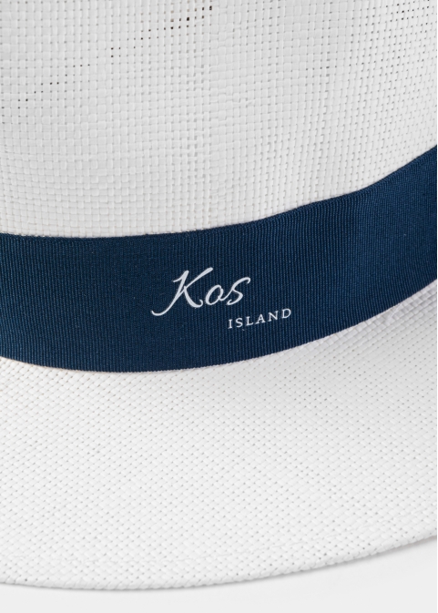 White "Kos" Panama Hat