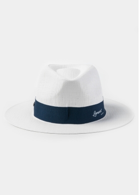 White "Lemnos" Panama Hat