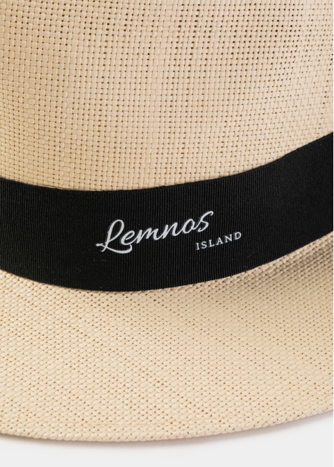 Beige "Lemnos" Panama Hat