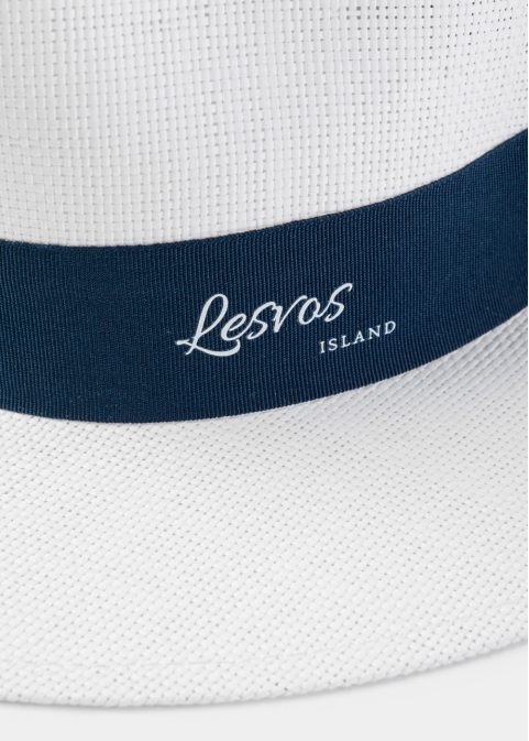 White "Lesvos" Panama Hat
