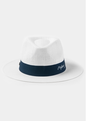 White "Mykonos" Panama Hat