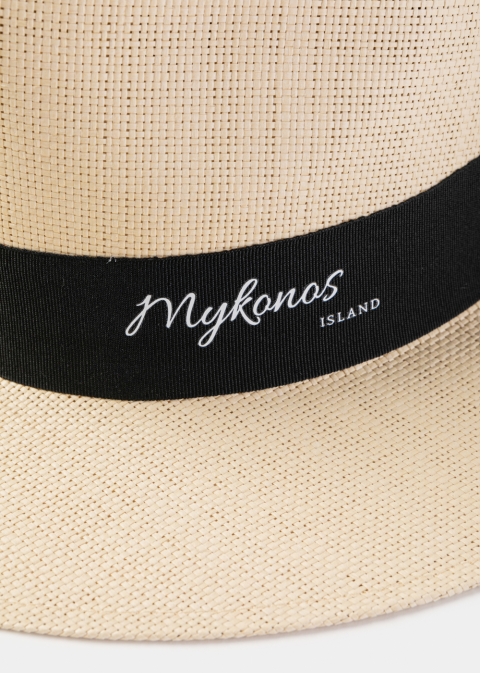 Beige "Mykonos" Panama Hat