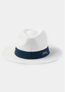 White "Naxos" Panama Hat