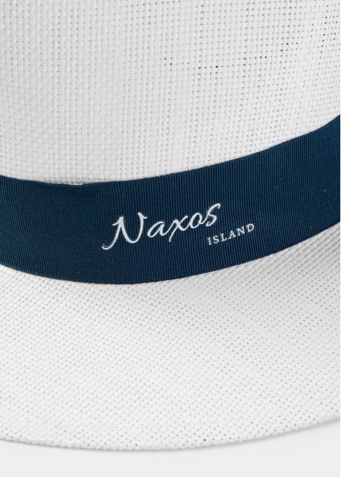 White "Naxos" Panama Hat