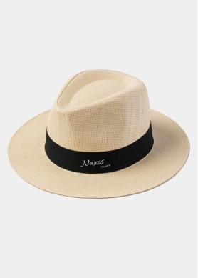 Beige "Naxos" Panama Hat