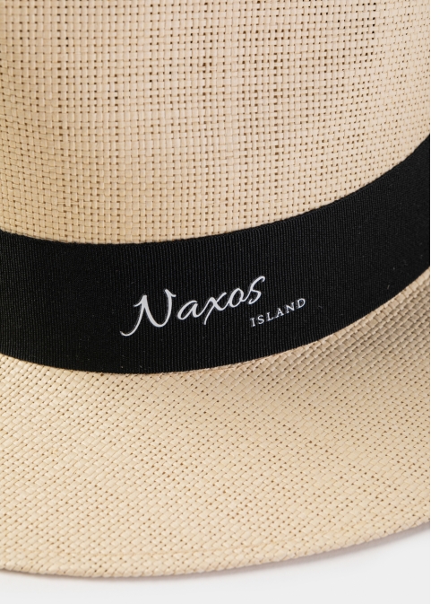 Beige "Naxos" Panama Hat