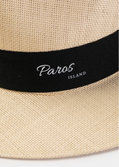 Beige "Paros" Panama Hat