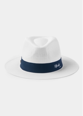 White "Rhodes" Panama Hat