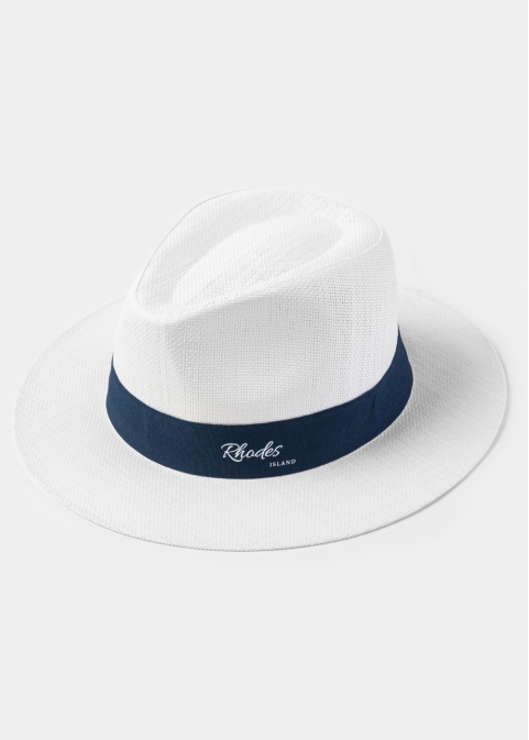 White "Rhodes" Panama Hat