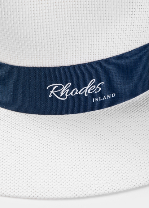 White "Rhodes" Panama Hat